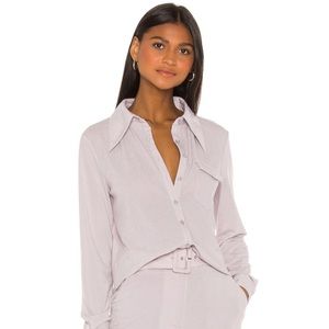 Song of Style Nori Lavender Lilac Shimmer Blouse